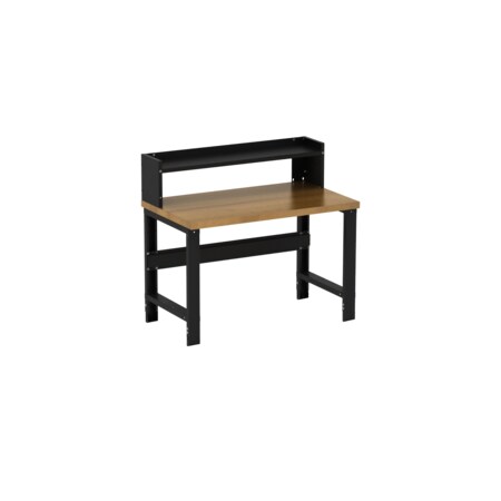 Borroughs Leveling Feet Adjustable Height Workbench, Hardwood, 48" W, 36" Height, 2000 lb., Straight WB350-EC-040